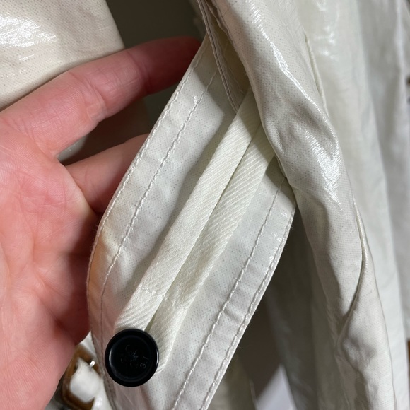 3.1 Phillip Lim | Coated Linen Trench Coat in Cream 10 - Picture 6 of 15